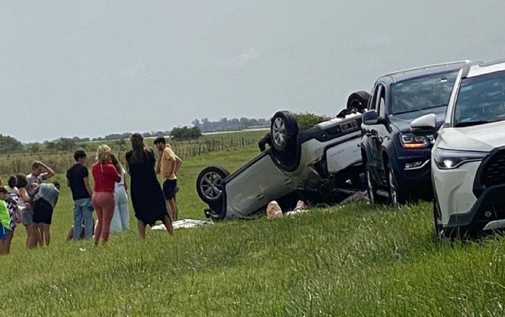 Despiste Y Vuelco En La Ruta