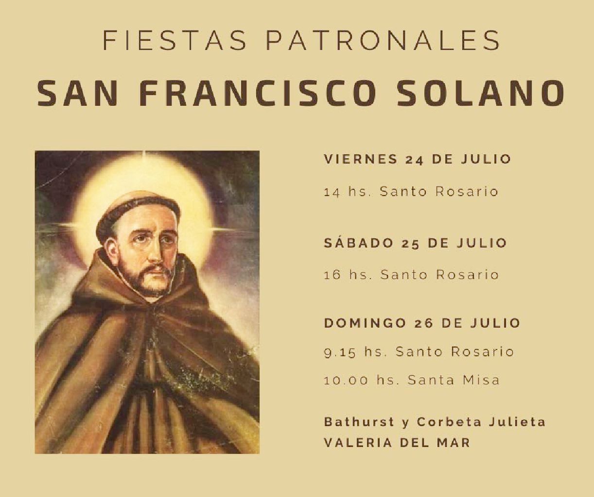 Comienzan las Fiestas Patronales de Valeria del Mar