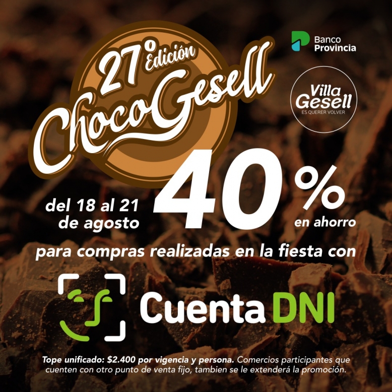 9820232037141 Se viene la Fiesta Nacional del Chocolate Artesanal “Chocogesell” ¿Cuándo es?