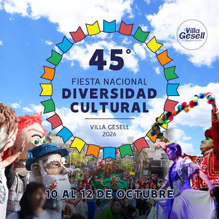 Villa Gesell se alista para la 45ª Fiesta Nacional de la Diversidad Cultural