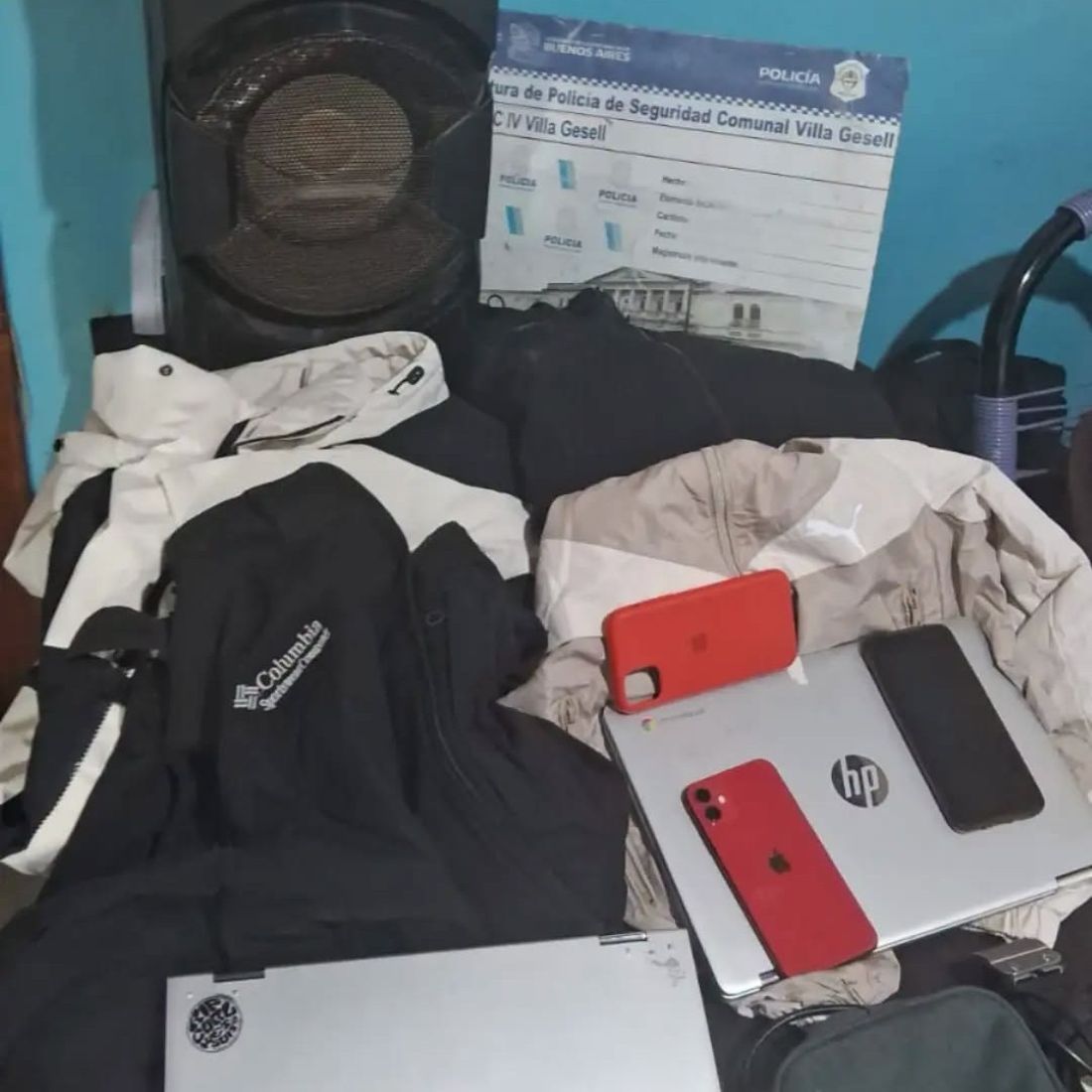 Allanamiento en Villa Gesell: detenidos por robos y recuperan objetos