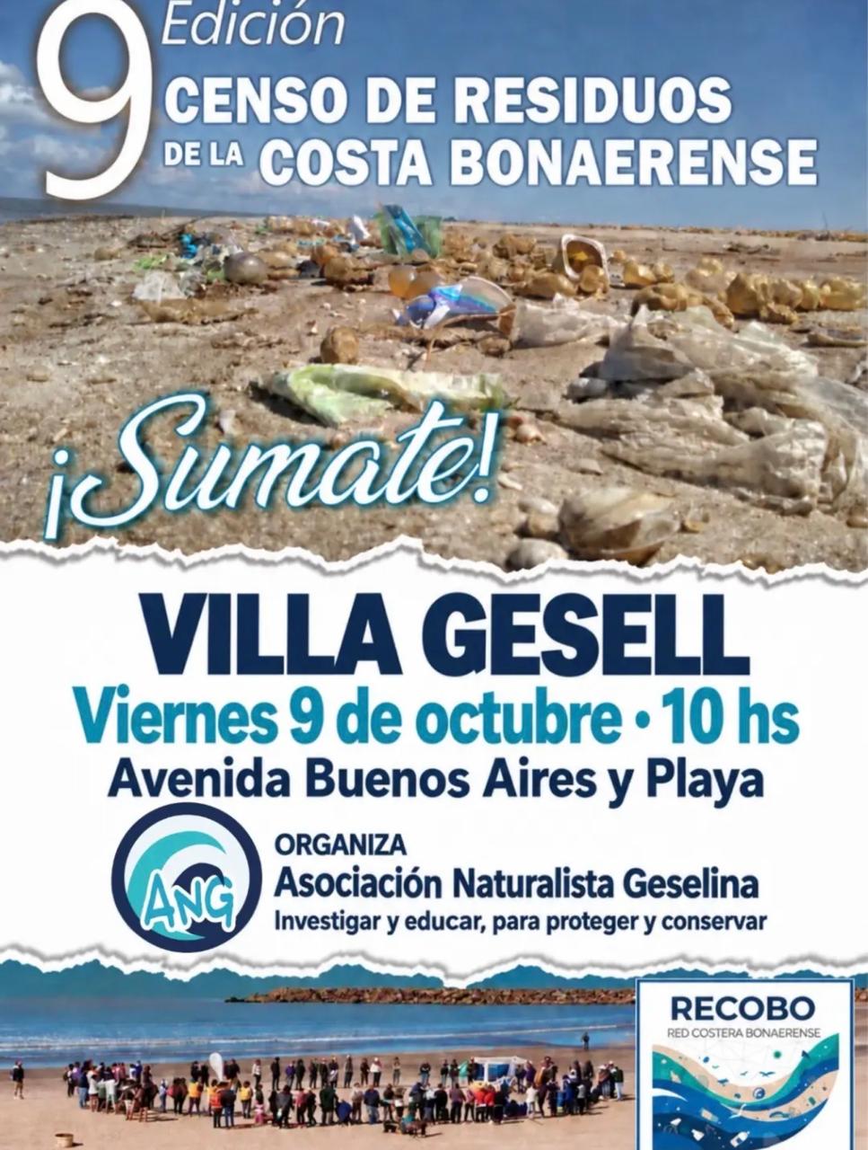 Nuevo censo de basura en playa