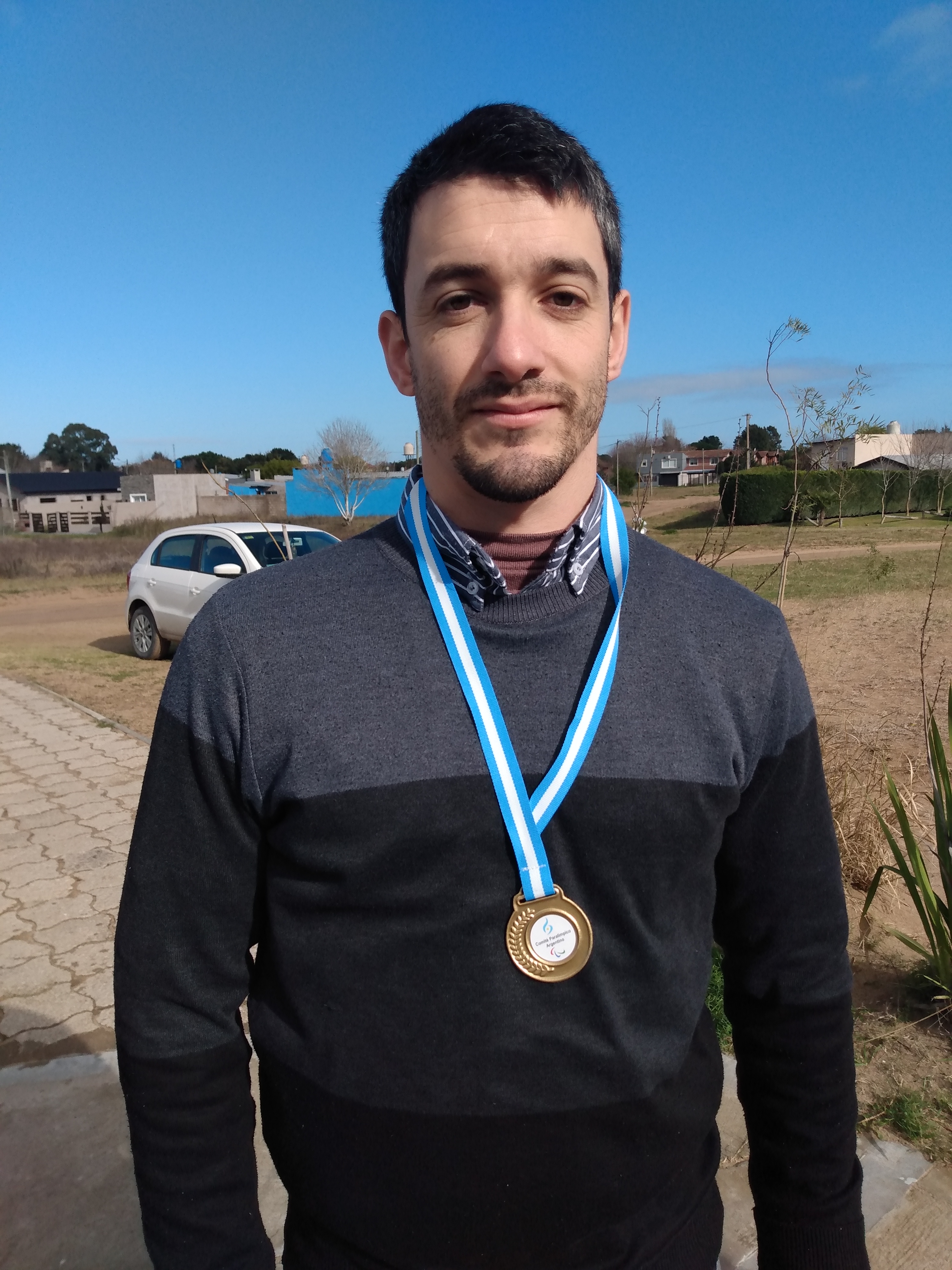Matías Flores, campeón provincial de Para Powerlifting