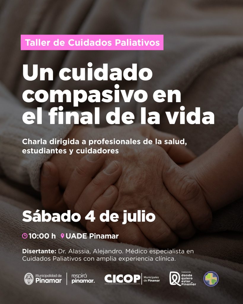Preinscripci&oacute;n abierta para el encuentro &ldquo;Cuidados Paliativos: una mirada compasiva en el final de la vida&rdquo;