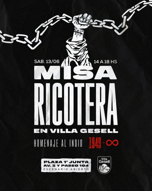 Habr&aacute; &ldquo;misa&rdquo; ricotera en Villa Gesell