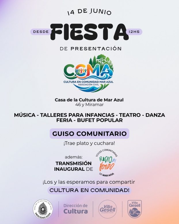 Festival cultural en Mar Azul