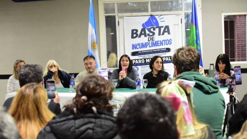 Comenzó la seguidilla de paros anunciados por el Sindicato en Villa Gesell