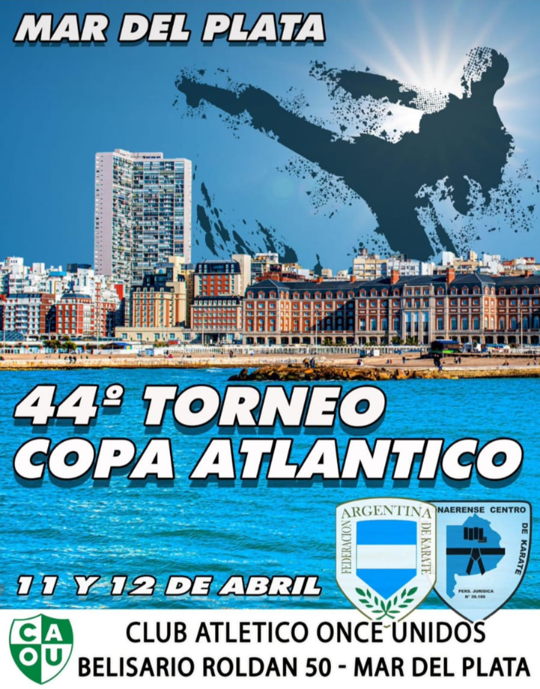 Destacada actuaci&oacute;n de la delegaci&oacute;n local en el 44&deg; Torneo Copa Atl&aacute;ntico de Karate
