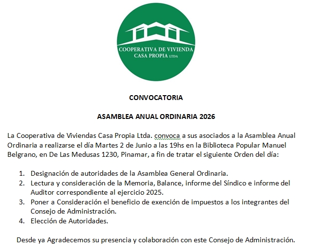 Convocatorias