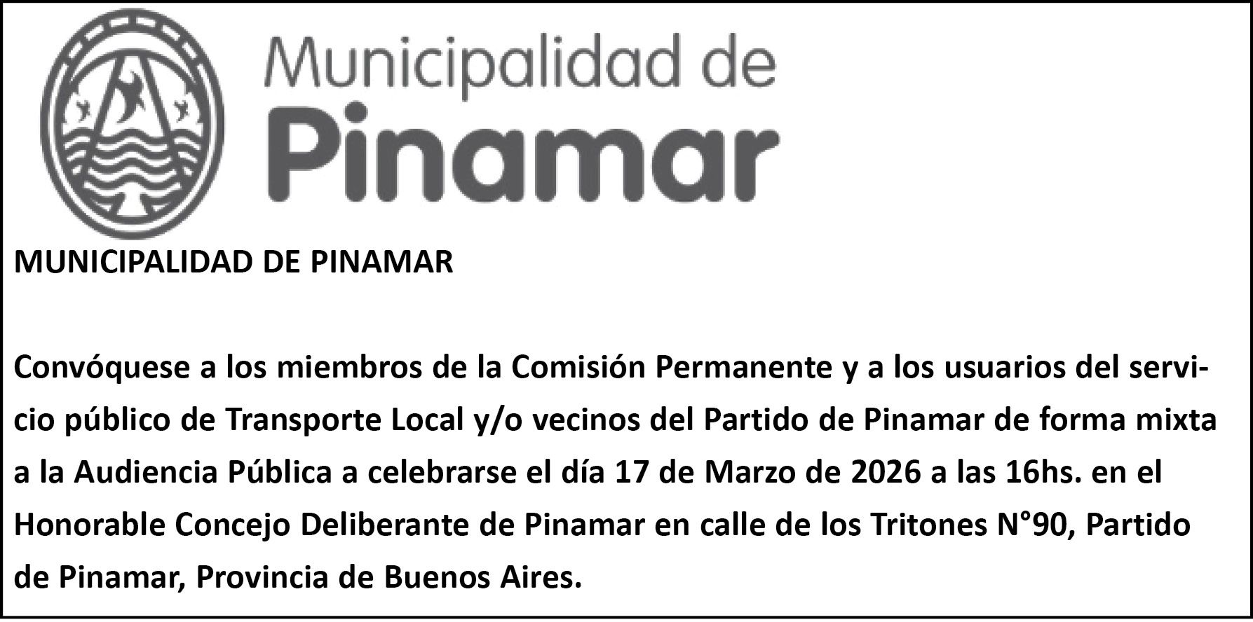 Municipalidad de Pinamar