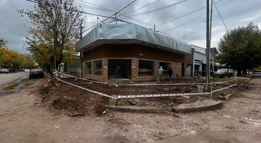 Clausuran preventivamente una obra en el centro de Madariaga por falta de permisos