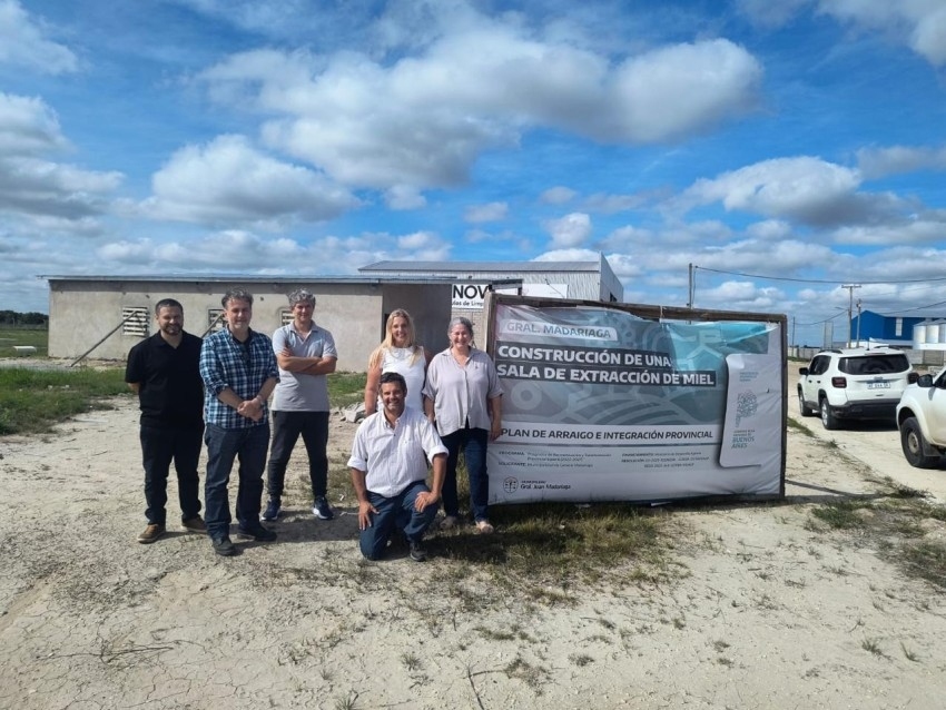 La Provincia supervis&oacute; la construcci&oacute;n de la Sala de Extracci&oacute;n de Miel en el Parque Industrial de Madariaga