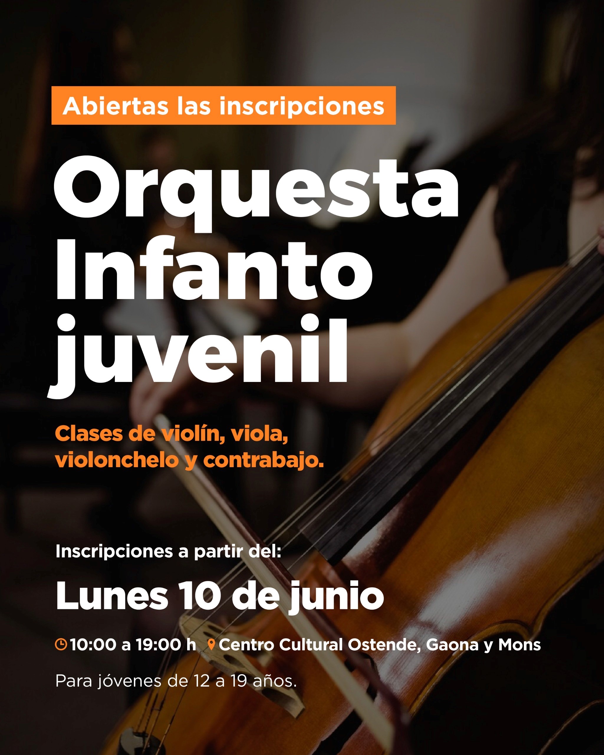 Ahora pod&eacute;s sumarte a la Orquesta Infanto Juvenil