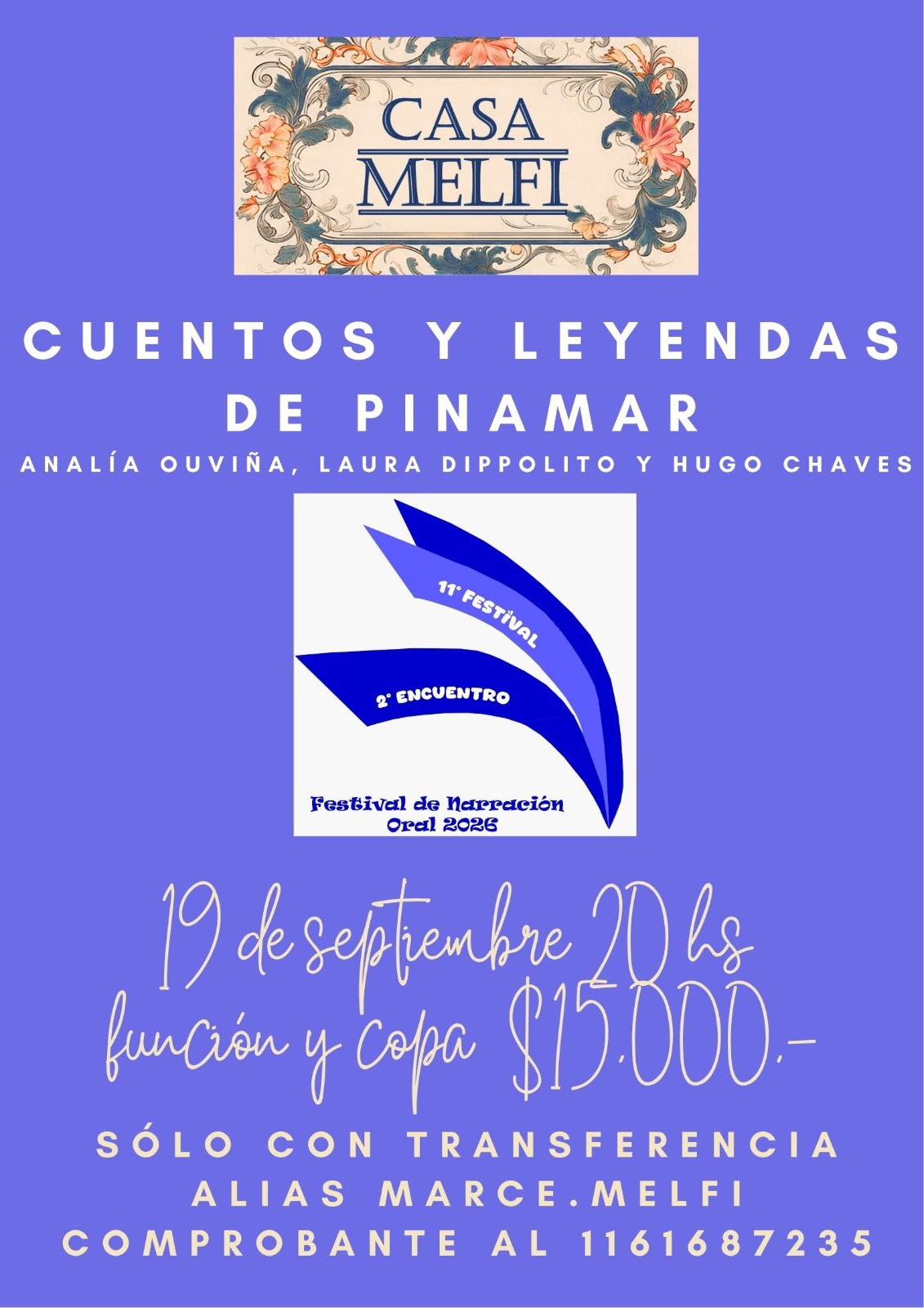 Comienza el Festival de Narración Oral “Cuentacuentos Pinamar 2026”