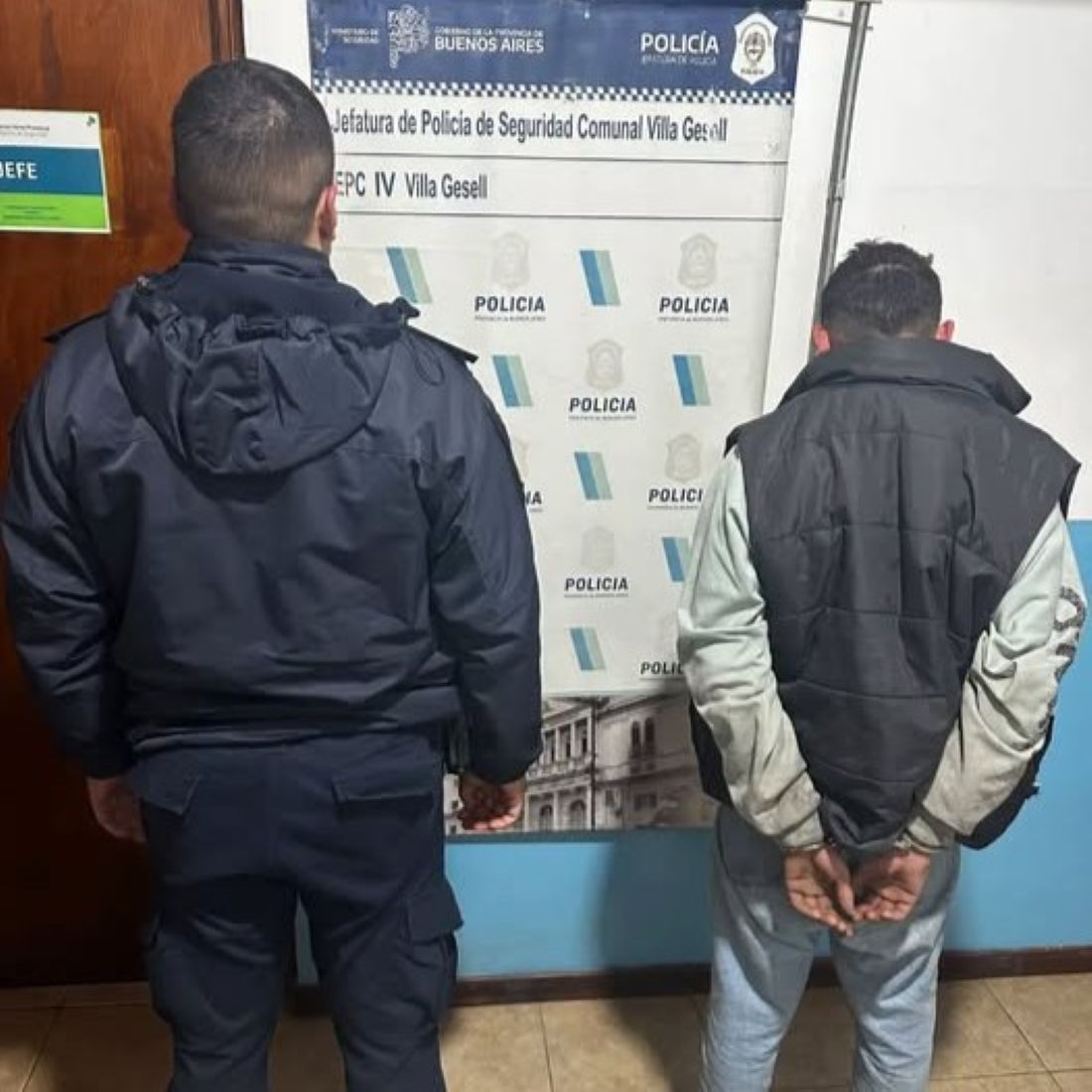 Detenido en Villa Gesell tras ser sorprendido en un patio ajeno