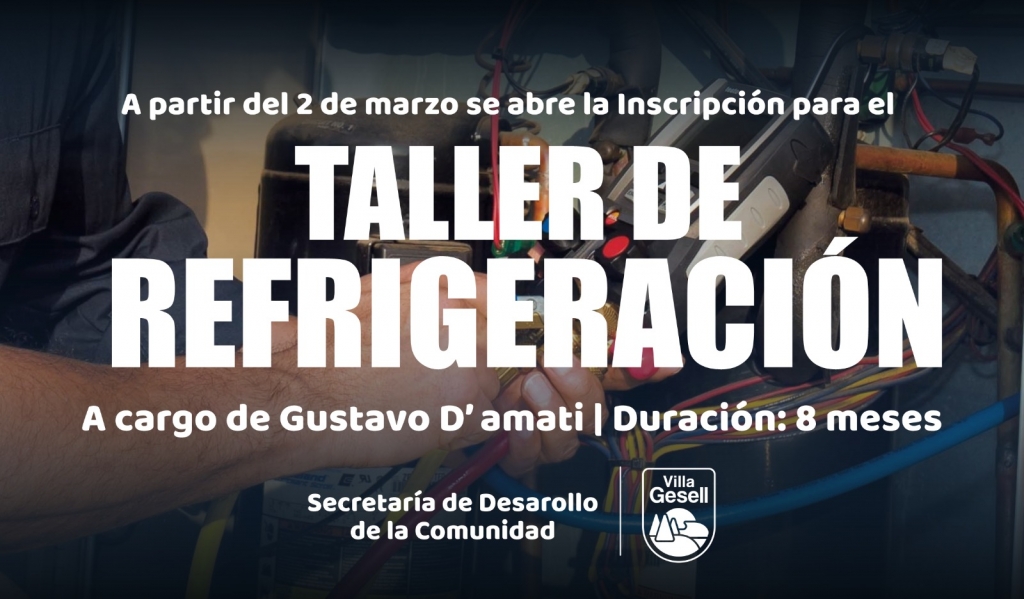 Villa Gesell abre la inscripci&oacute;n al taller gratuito de Refrigeraci&oacute;n con salida laboral