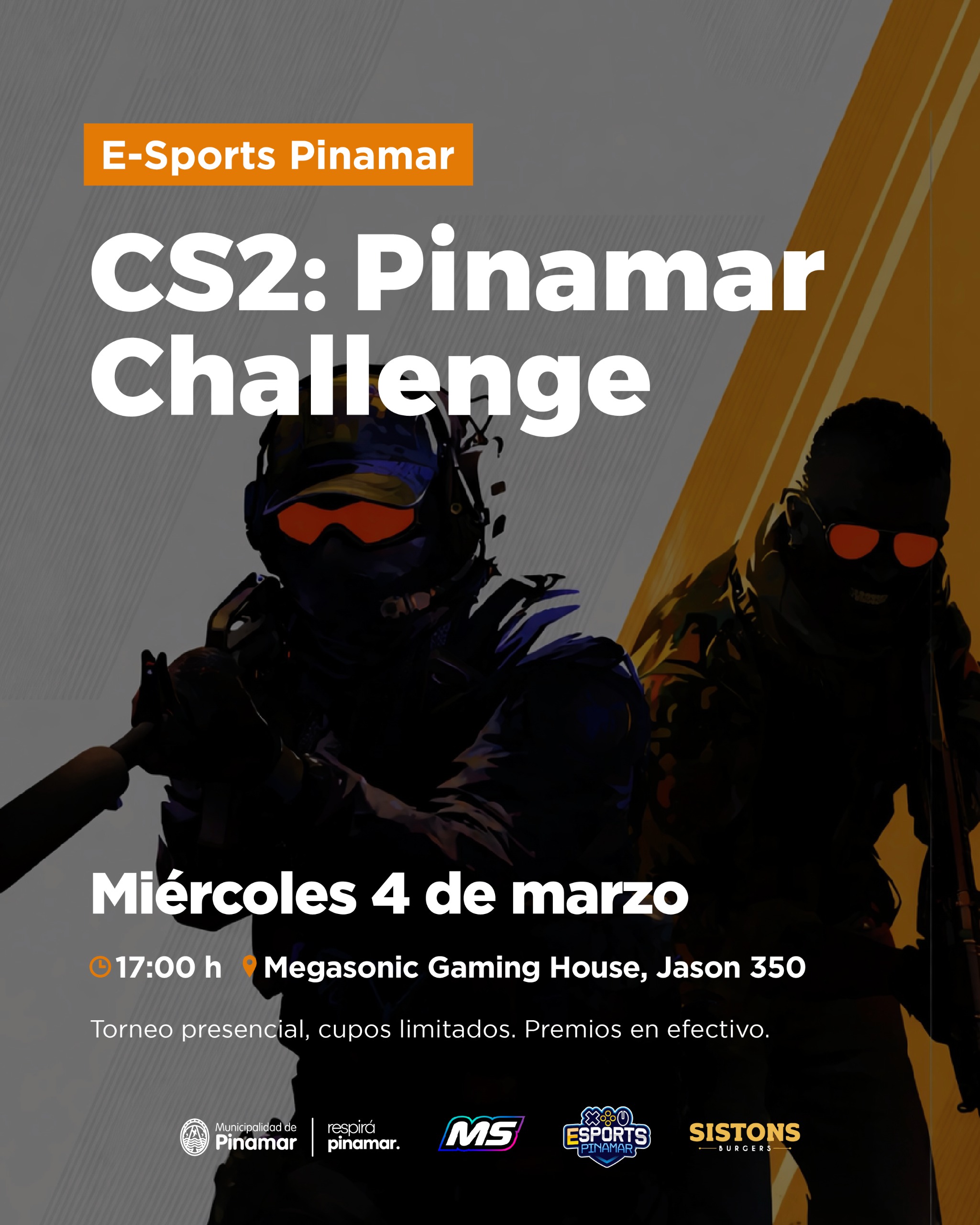 Pinamar ser&aacute; sede del torneo CS2 Challenge este mi&eacute;rcoles