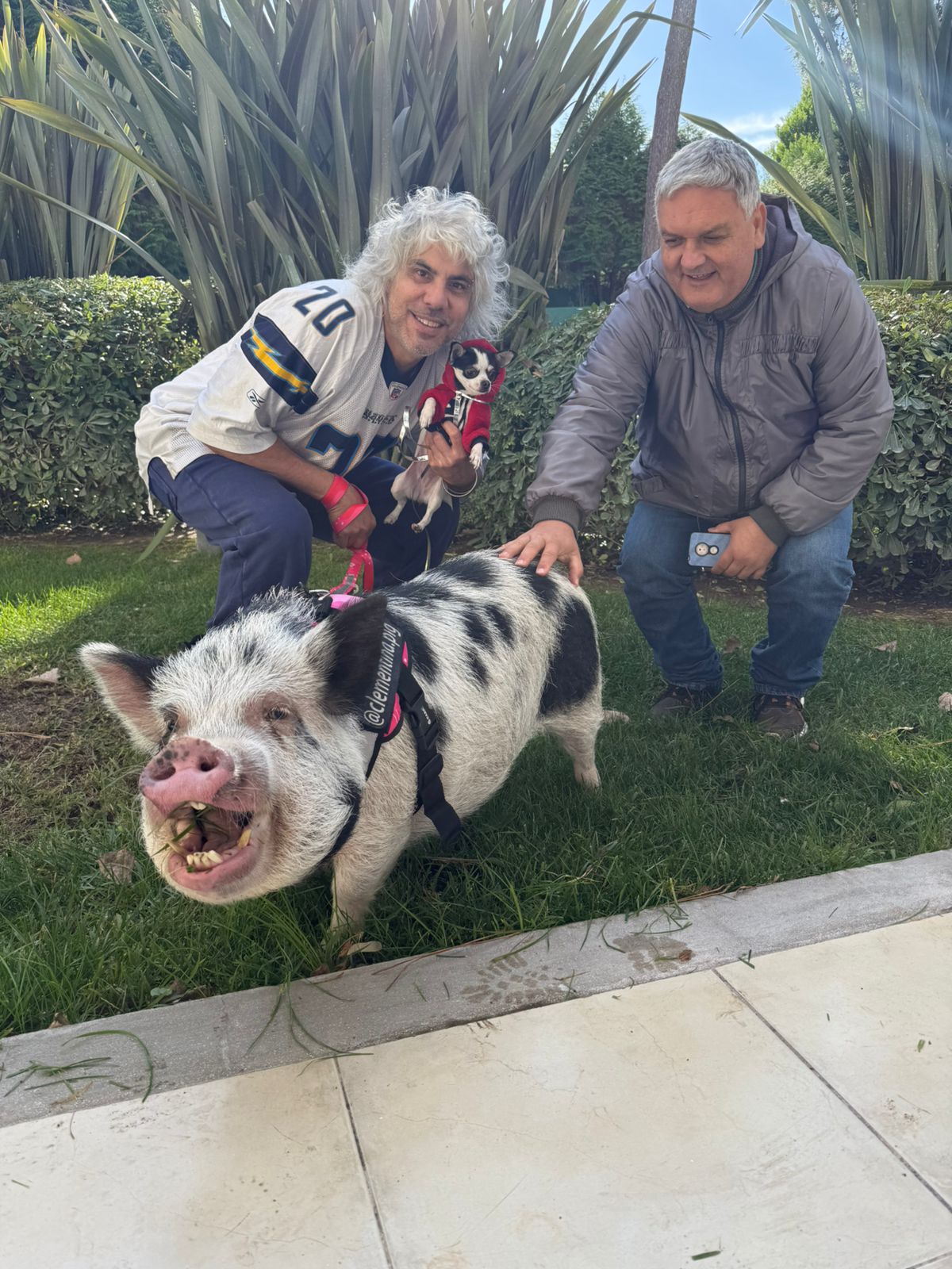 Mauro Ketlun, de visita por Caril&oacute;