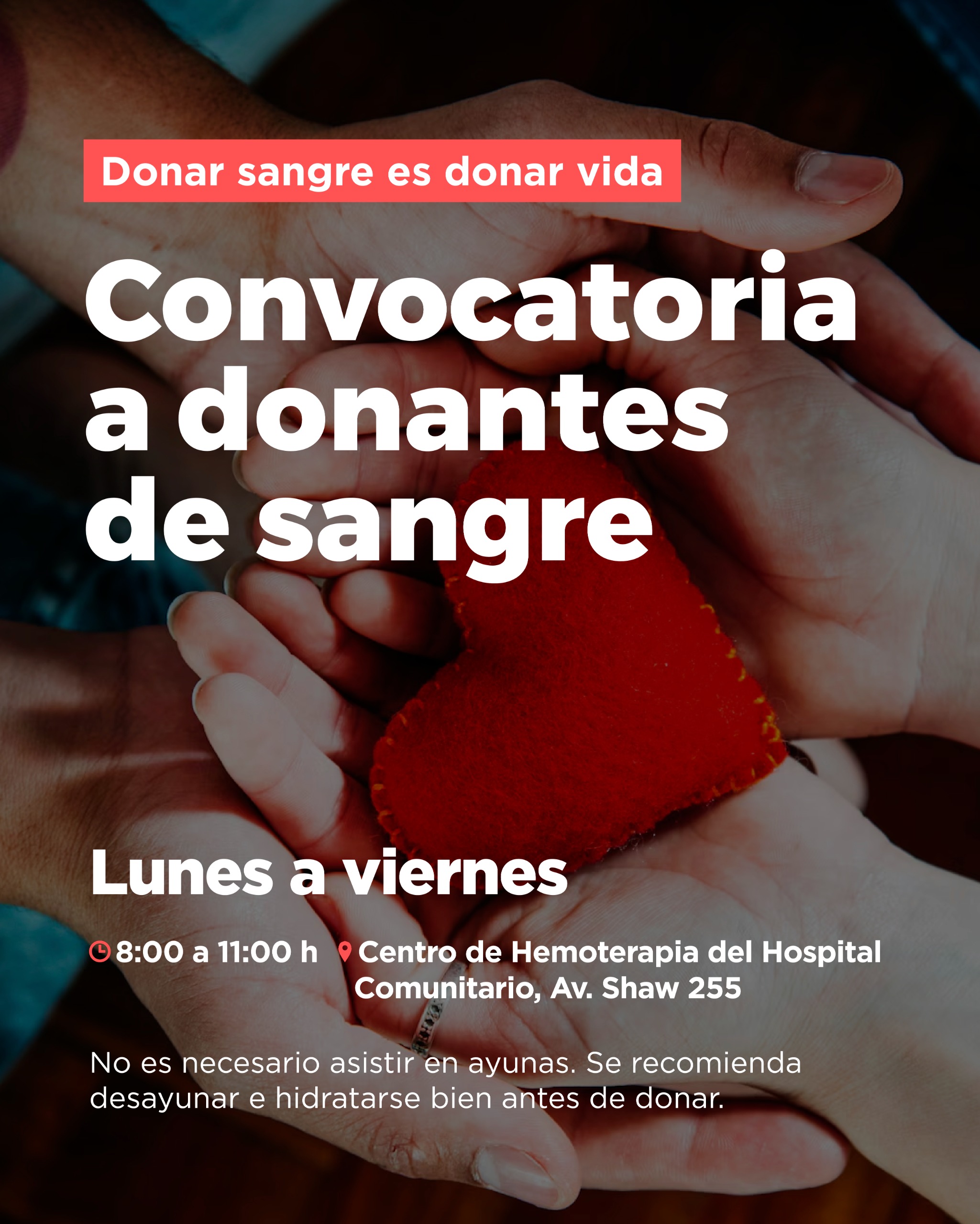 Donar Sangre es Dar Vida. Nueva campaña en Pinamar