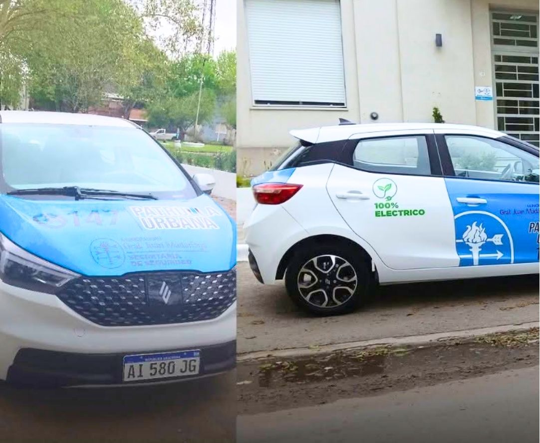 Madariaga suma patrulleros 100% eléctricos a la seguridad urbana