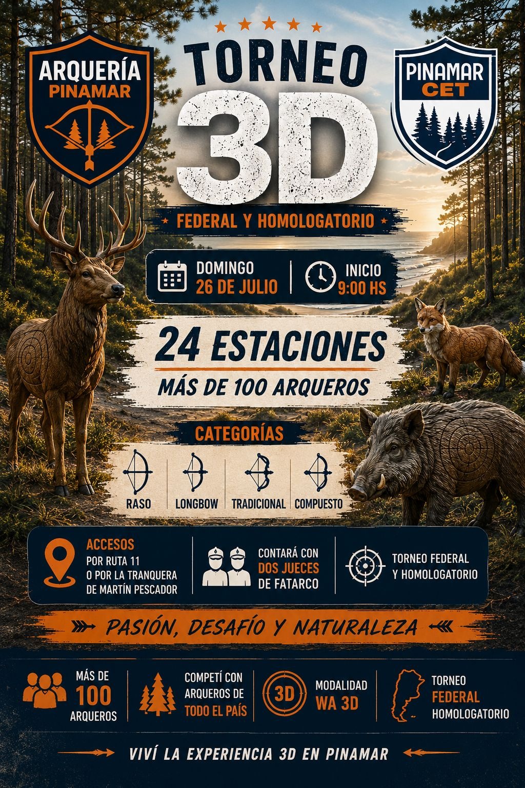 Fiesta de la arquer&iacute;a en el CET Pinamar