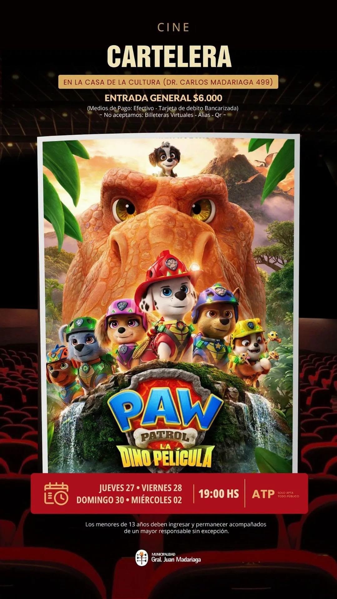 Madariaga: última semana de Paw Patrol y llega la comedia Lu & Pau