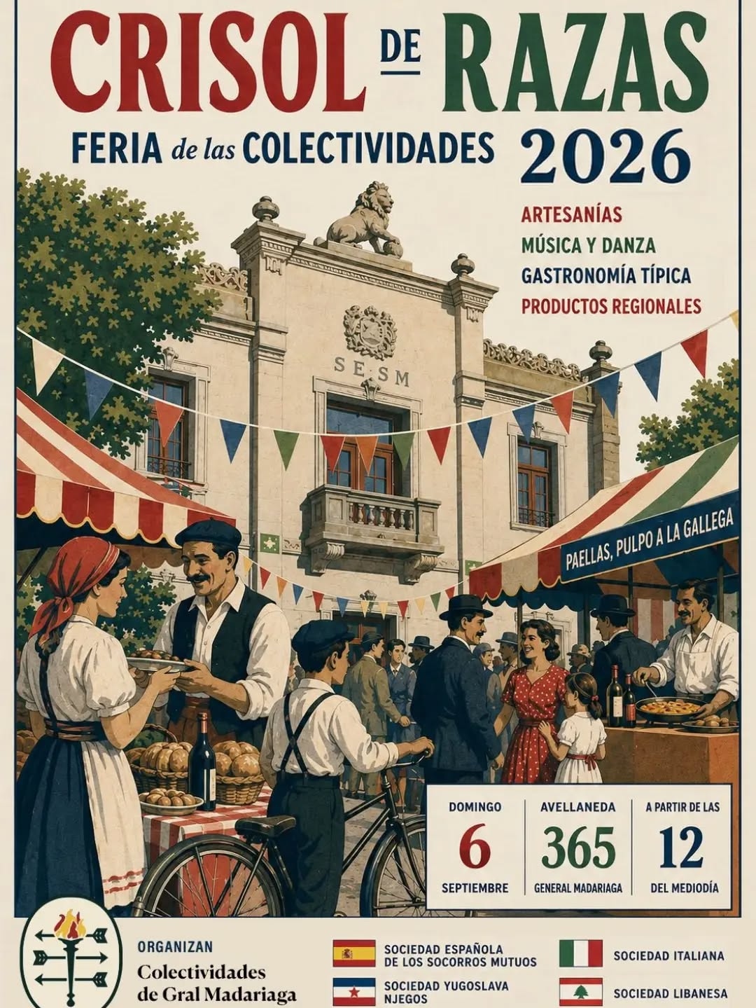 Crisol de Razas 2026: Madariaga celebra la diversidad cultural con una feria imperdible