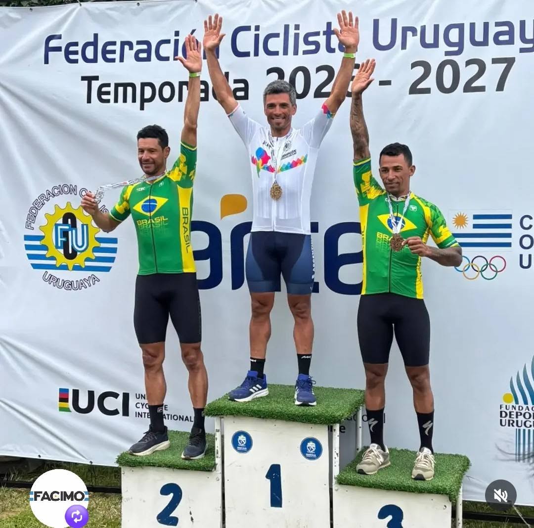 Luciano Caraccioli, campeón sudamericano Master B1 en Uruguay