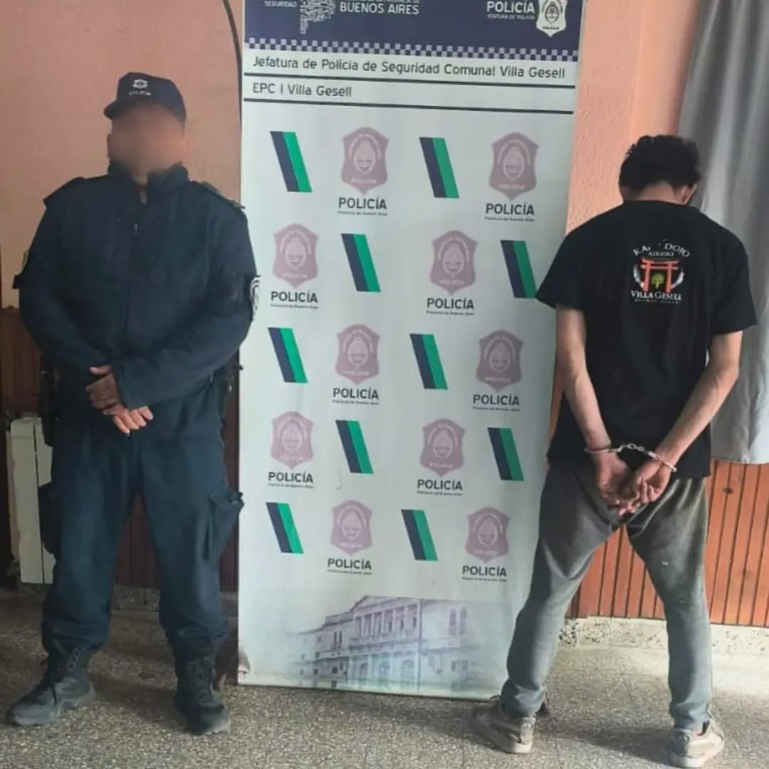 Dos detenidos por robar cables frente a CEVIGE en Villa Gesell