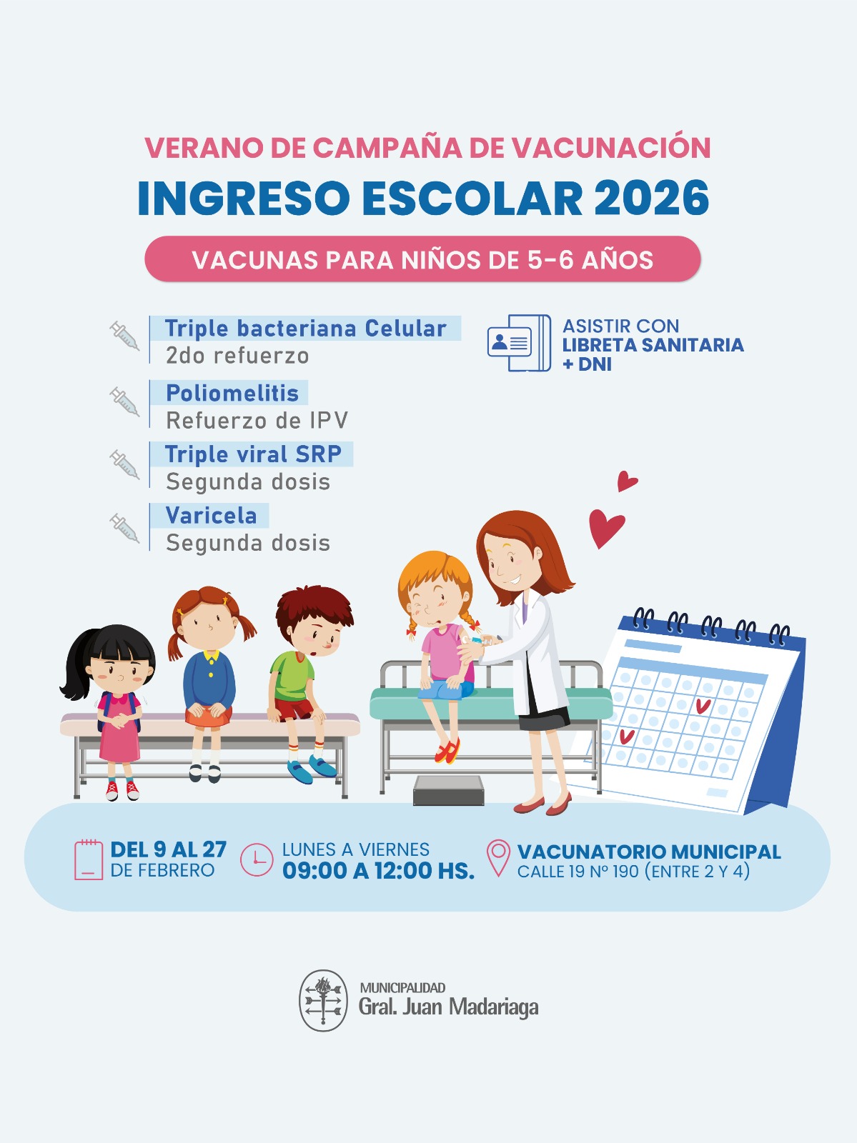 Se vienen las Jornadas de Salud Escolar en Pinamar