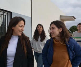 Visita de autoridades del Ministerio de Mujeres