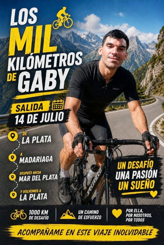 Los mil kil&oacute;metros de Gaby: un desaf&iacute;o que une pasi&oacute;n y compromiso