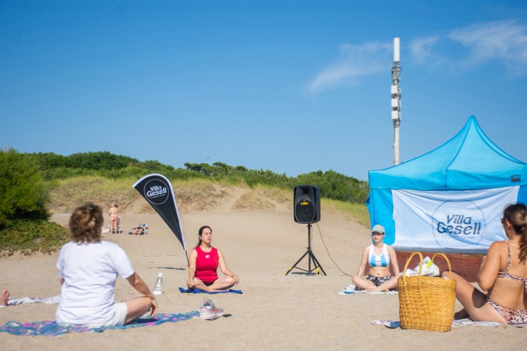 Villa Gesell mantiene activa su propuesta de &ldquo;Playa Saludable&rdquo; durante todo febrero