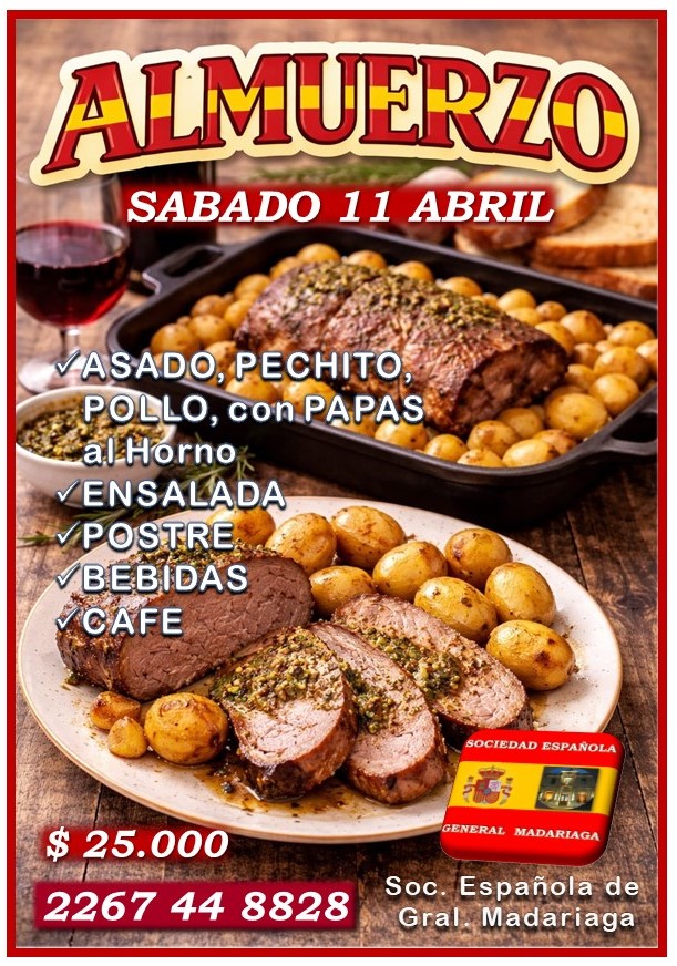 La Sociedad Espa&ntilde;ola de Madariaga invita a un almuerzo