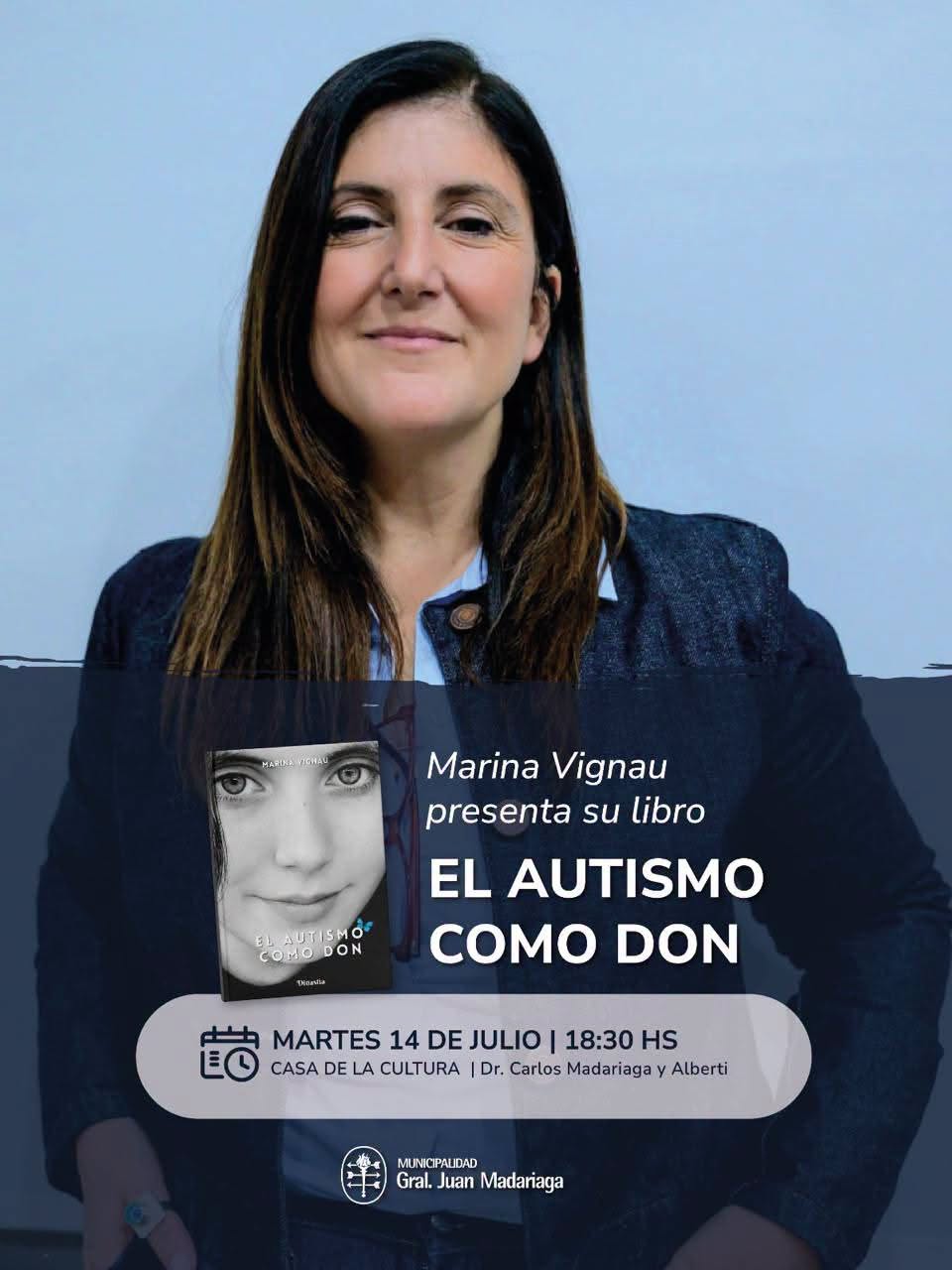 &ldquo;El autismo como don&rdquo;: presentaci&oacute;n de libro en la Casa de la Cultura de Madariaga
